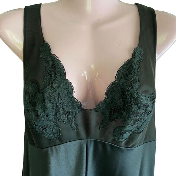 Vintage Vanity Fair Nightgown Robe Set Womens 34 Nylon Lace Trim Lingerie 70s - Picture 3 of 7